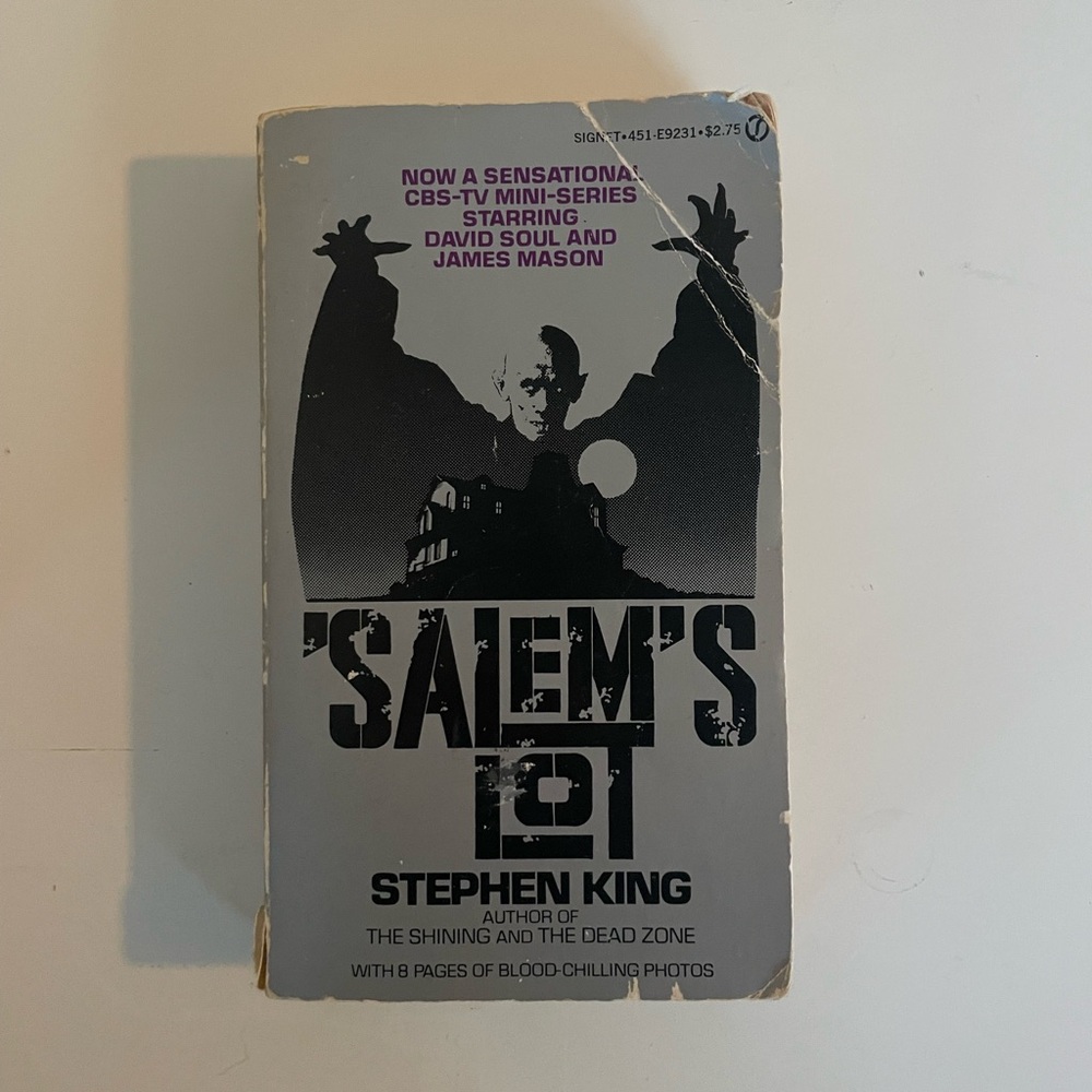 Stephen King Salem's Lot Paperback Book